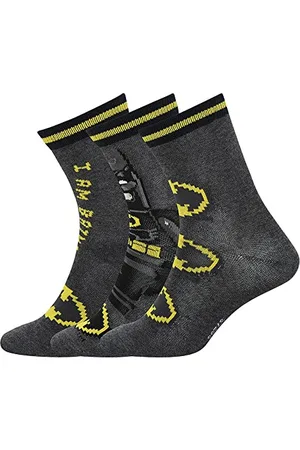 LEGO Wear Batman 3er Pack Socken M12010652 3 Paia di Calzini, , 26-27 Unisex-Adulto