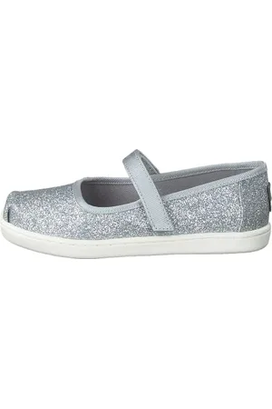 TOMS Mary Jane, Scarpa Mary Jane Bambine e ragazze, SILVER, 24.5 EU