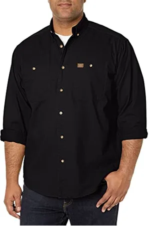 Wrangler Logger Twill Long Sleeve Workshirt Camicia, , XL Uomo
