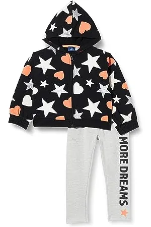 chicco Completo: felpa con cappuccio e zip, leggings, Bambine e ragazze, , 12 mesi