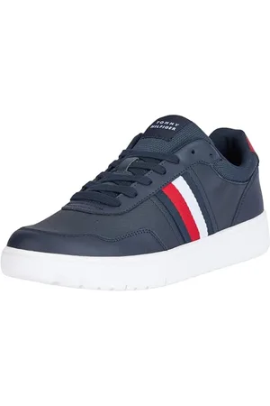 Tommy Hilfiger Uomo Sneakers Court Low Top, Blu (Desert Sky), 40