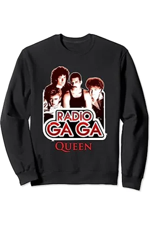 Queen Radio Gaga Ufficiale Felpa Grigia Unisex Adulto S