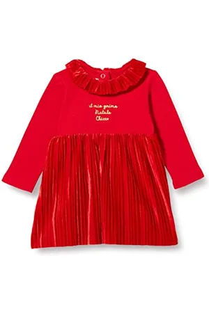 chicco Vestito a Maniche Lunghe (628) Bimba 0-24, , 9 mesi