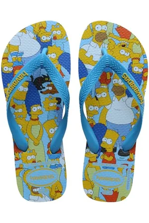 Havaianas Simpsons, Infradito Unisex - Adulto, Turquoise, 37/38 EU
