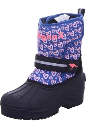 KangaROOS K-Shell II, Stivali da Neve, Midnight/Rose Heart, 28 EU