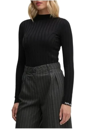 Pepe Jeans Izabel Turtleneck Maglieria, (Black), S Donna