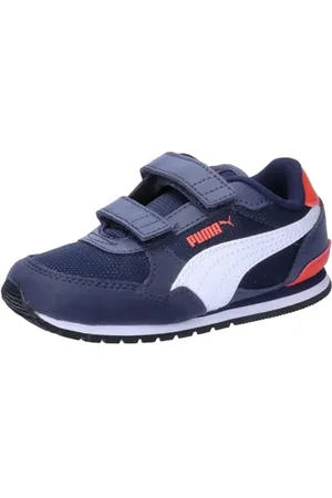 PUMA St Runner V3 Mesh V Inf, Sneaker Unisex-Bambini, Peacoat White Red, 20 EU