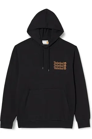 Timberland Hoodie 2 Tier 3 Maglia di Tuta, Black, L Uomo