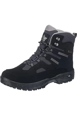 LICO Flake, Stivali da Neve Uomo, Nero (Schwarz/Grau Schwarz/Grau), 43 EU