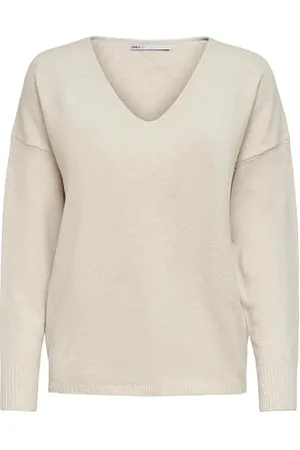 ONLY ONLRICA Life L/S V-Neck PULLO Knt Noos Maglione Cardigan, , L Donna