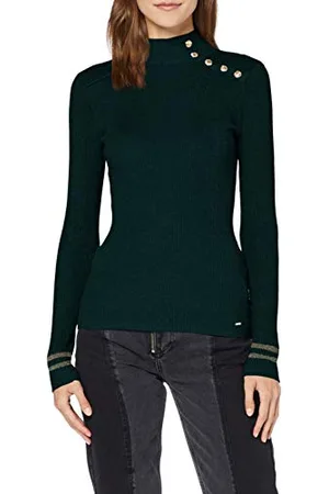 Morgan Pullover Bottoni Spalla 192-mavao.n, , XS Donna