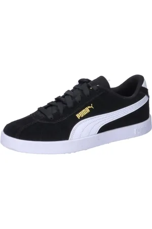 PUMA Club II Jr, Sneaker, Black White Gold, 36 EU