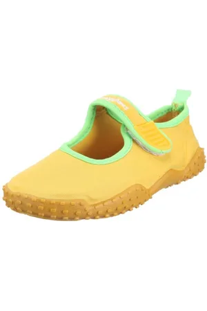 Playshoes Scarpe da Mare con Protezione UV Classic, Scarpe da Acqua Unisex - Bambini e ragazzi, Giallo (Yellow 12), 20/21 EU