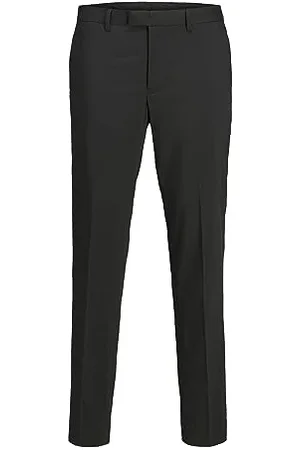 JACK & JONES JUNIOR JPRSOLAR Trouser Noos, Pantaloni Eleganti per Bambini e Ragazzi, (Black), 164