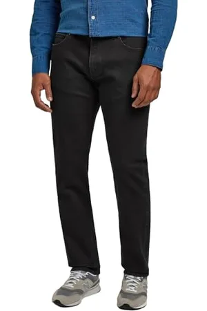 Lee Straight Fit Mvp, Jeans Uomo, (Black), 33W / 30L