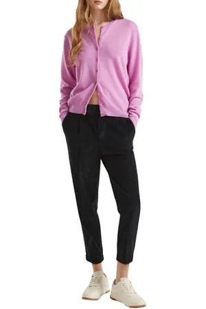 Benetton Maglia Coreana M/L 1002d5485, Maglione Cardigan Donna, , M