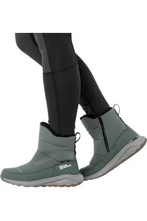 Jack Wolfskin Dromoventure Texapore Boot W, Stivali Invernali Donna, Ardesia/Verde, 39 EU