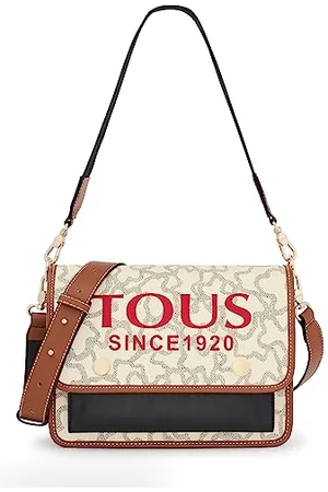 TOUS Tracolla M. Audree K Icon Multi-Beige, Borsa Donna, M