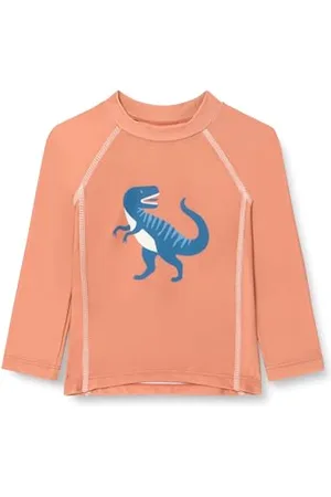 Playshoes Dinosauro Maglietta Rash Guard, , 134/140 Unisex-Bambini e Ragazzi