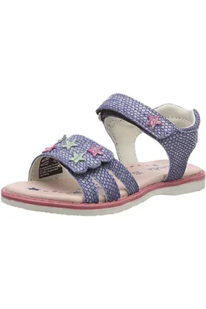 Lurchi Lulu, Sandali Bambina, Blau (Blue 39), 26 EU