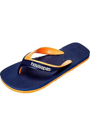 Havaianas Casual 2.0, Infradito Uomo, Blu/Arancione (Blu Navy/Begonia Arancione), 35/36 EU