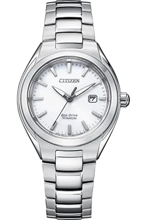 Citizen Orologio Analogo Eco-Drive Donna con Cinturino in Titanio EW2610-80A