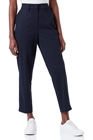 Sisley Pantaloni 4iullf00v, Blu Scuro 06U, 68 Donna