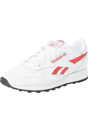 Reebok Classic Leather, Scarpe da Ginnastica Unisex - Adulto, Ftwwht/VECRED/CBLACK, 36 EU