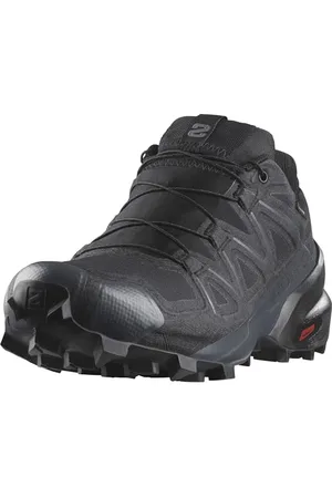 Salomon Speedcross Gore-Tex Scarpe Impermeabili da Trail Running da Donna, Protezione dalle intemperie, Grip aggressivo, Calzata precisa, Black/Black/Quiet Shade, 40 2/3 EU