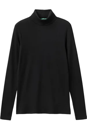 Benetton Maglia Ciclista M/L 3GA2E2224 T-Shirt, 100 V3, S Donna