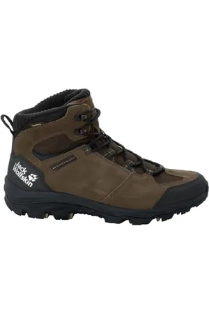 Jack Wolfskin Vojo 3 Wt Texapore Mid M, Scarpe da Escursionismo Uomo, Brown/Phantom, 47.5 EU