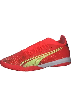 PUMA Ultra Match IT, Scarpe da Calcio Uomo, Fiery Coral/Fizzy Light Black, 36 EU