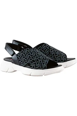 Högl Rigoroso, Sandali Slingback Donna, Nero, 36 EU
