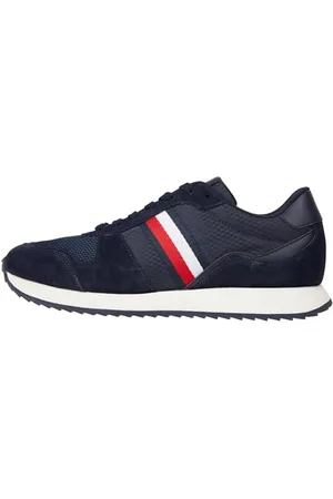 Tommy Hilfiger Sneakers da Runner Uomo Runner Evo Mix Scarpe Sportive, Blu (Desert Sky), 40 EU