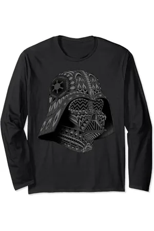 STAR WARS Darth Vader Helmet Greyed Out Aztec Tile Maglia a Manica