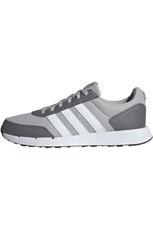 adidas Run 50s Shoes, Scarpe Unisex-Adulto, Grey Two/Cloud White/Grey Four, 40 2/3 EU
