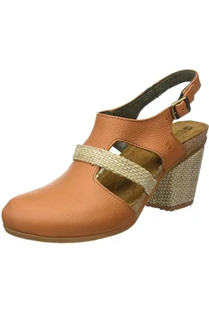 El Naturalista N5467 Angkor, Scarpe col Tacco Punta Chiusa Donna, Giallo (Carrot), 41 EU