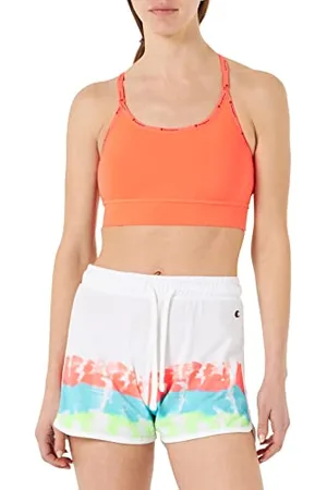 Champion Athletic C-Tech Quick Dry Taped Logo Medium Support Reggiseno Sportivo, , S Donna