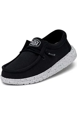 Hey dude Wally Youth Slub Canvas, Moccasin Bambini e ragazzi, Blu (Navy), 31 EU