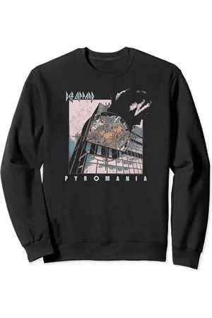 Def Leppard Piromania sbiadita Felpa