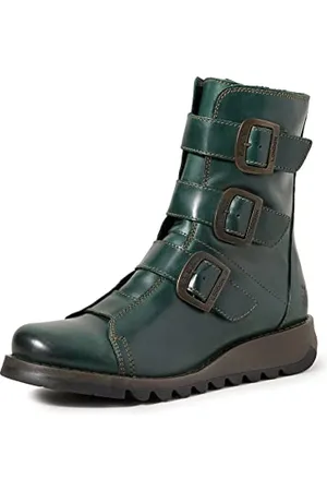 Fly London Scop110fly, Stivali Donna, Verde (Petrol 005), 38 EU