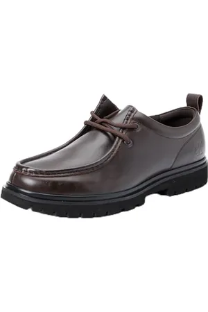 Calvin Klein Hybrid Apron Laceup Shoe Uniform YM0YM01086, Scarpe Casual Uomo, Marrone (Dark Brown/Black), 40.5 EU