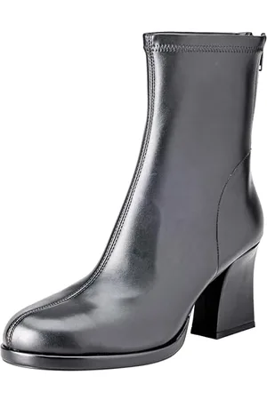Pinko JOMELI Tronchetto Similpelle S, Stivaletto Donna, Z99_Nero Limousine, 41 EU