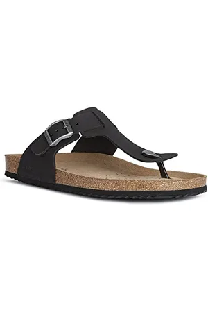 Geox U Sandal Ghita D, Sandali Uomo, Nero (Black C9999), 46 EU