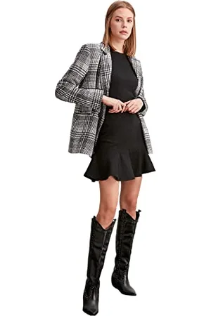 Trendyol Volumen reifen Gonna, Black, 38 da Donna
