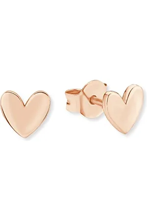 QS by s.Oliver Orecchini pendenti da Donna in Argento 925, 0,5 cm, , cuore, in confezione regalo