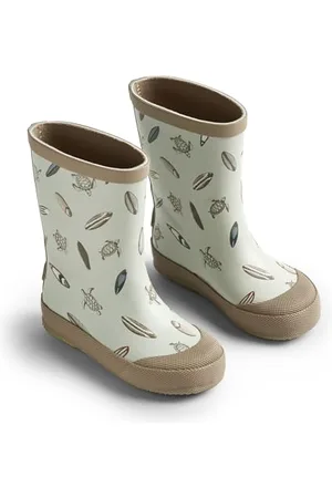 WHEAT Stivali Stampa Muddy-Unisex-Gomma Naturale, Scarpe Impermeabili Bambini, , 34 EU