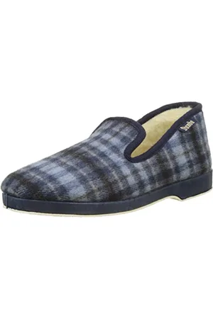 victoria Confortable Cuadros F/Lana, Pantofole Uomo, , 41 EU