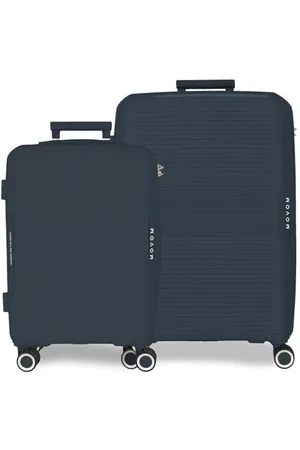 MOVOM Joumma Bags Inari - Valigia rigida ABS, diverse dimensioni, nero, verde, rosso, grigio, poliestere, Blu navy, Taglia unica, Set 2 valigie
