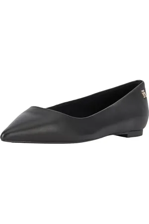 Tommy Hilfiger Essential Pointed Ballerina FW0FW07863, Donna, (Black), 36 EU